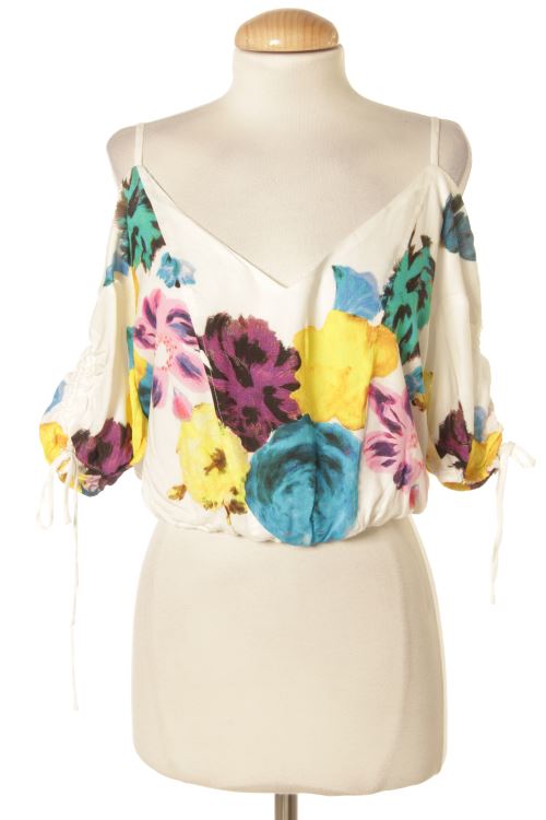 Blusa a maniche corte