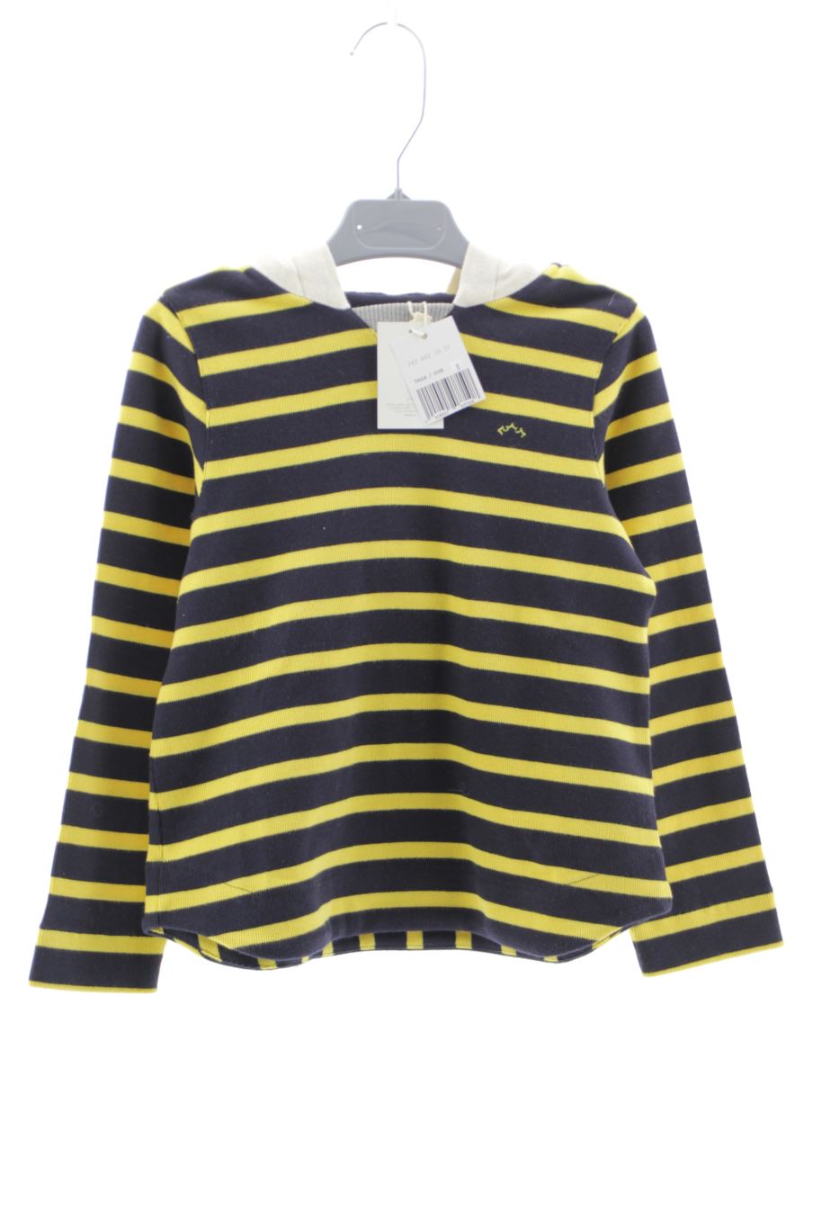 Sweatshirt Nanos de la taille 6 ans avec une étiquette