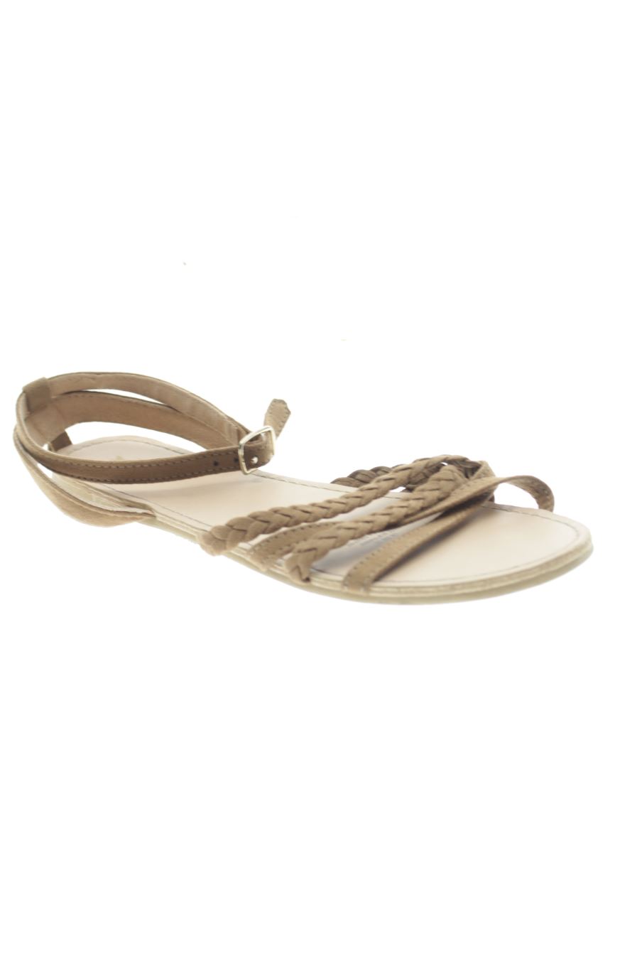 Sandalias planas de H&M de la talla 35, de color marrón de