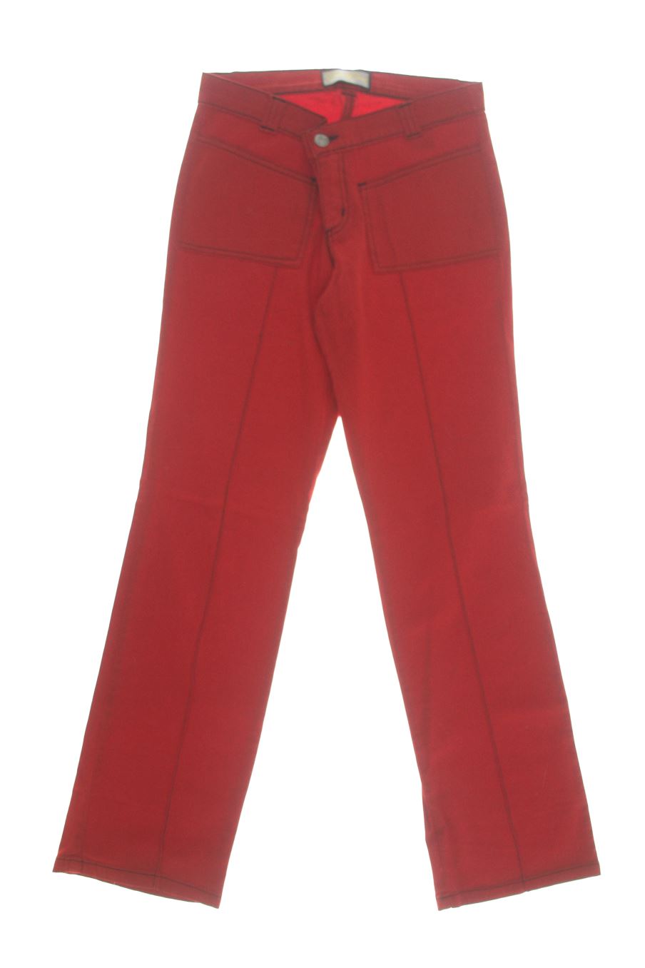 Vaqueros de Green coast de la talla 40, de color rojo de ropa vaquera