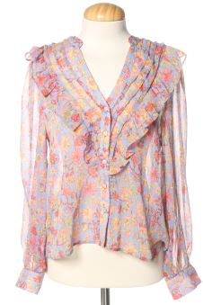 Langärmelige Bluse S Zara, Foto 1 von 2