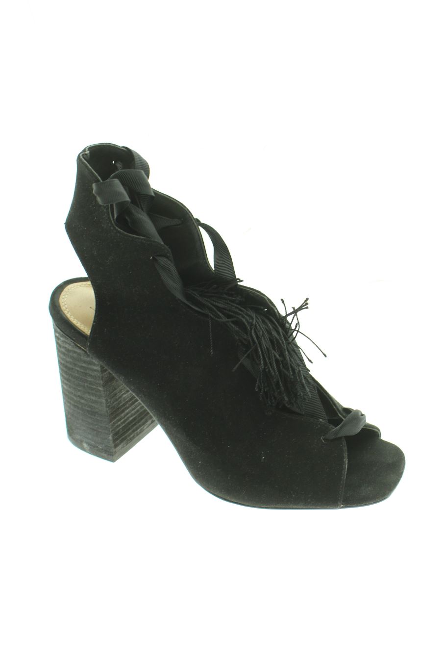 Sandalias tacon de ASOS de la talla 36, de color negro de