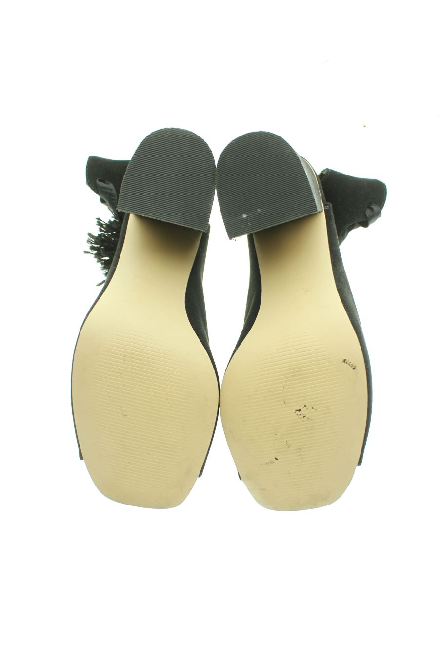 Sandalias tacon de ASOS de la talla 36, de color negro de