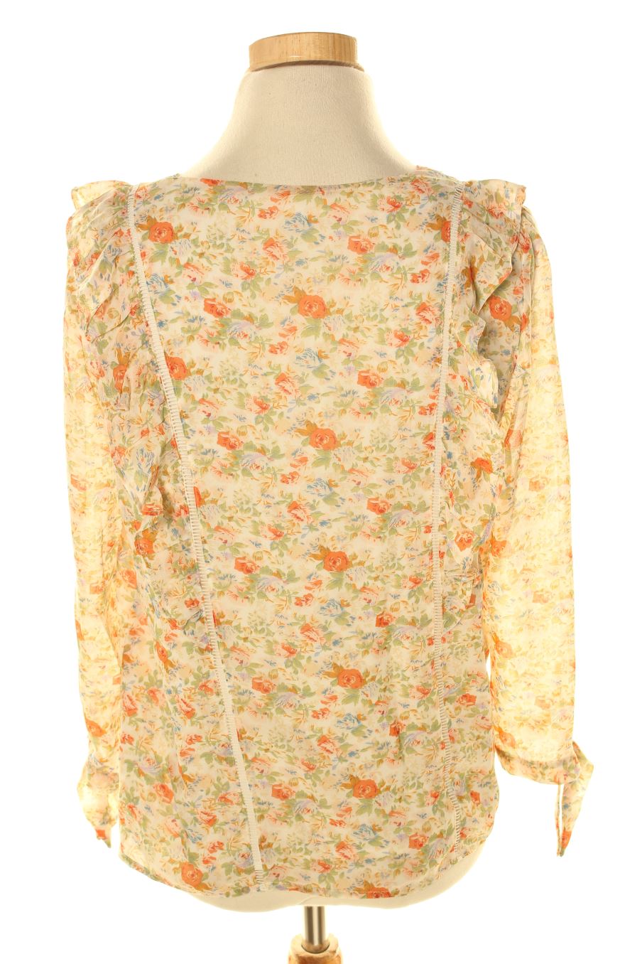 Blouse à manches longues Majolica de la taille S, de couleur fleurs