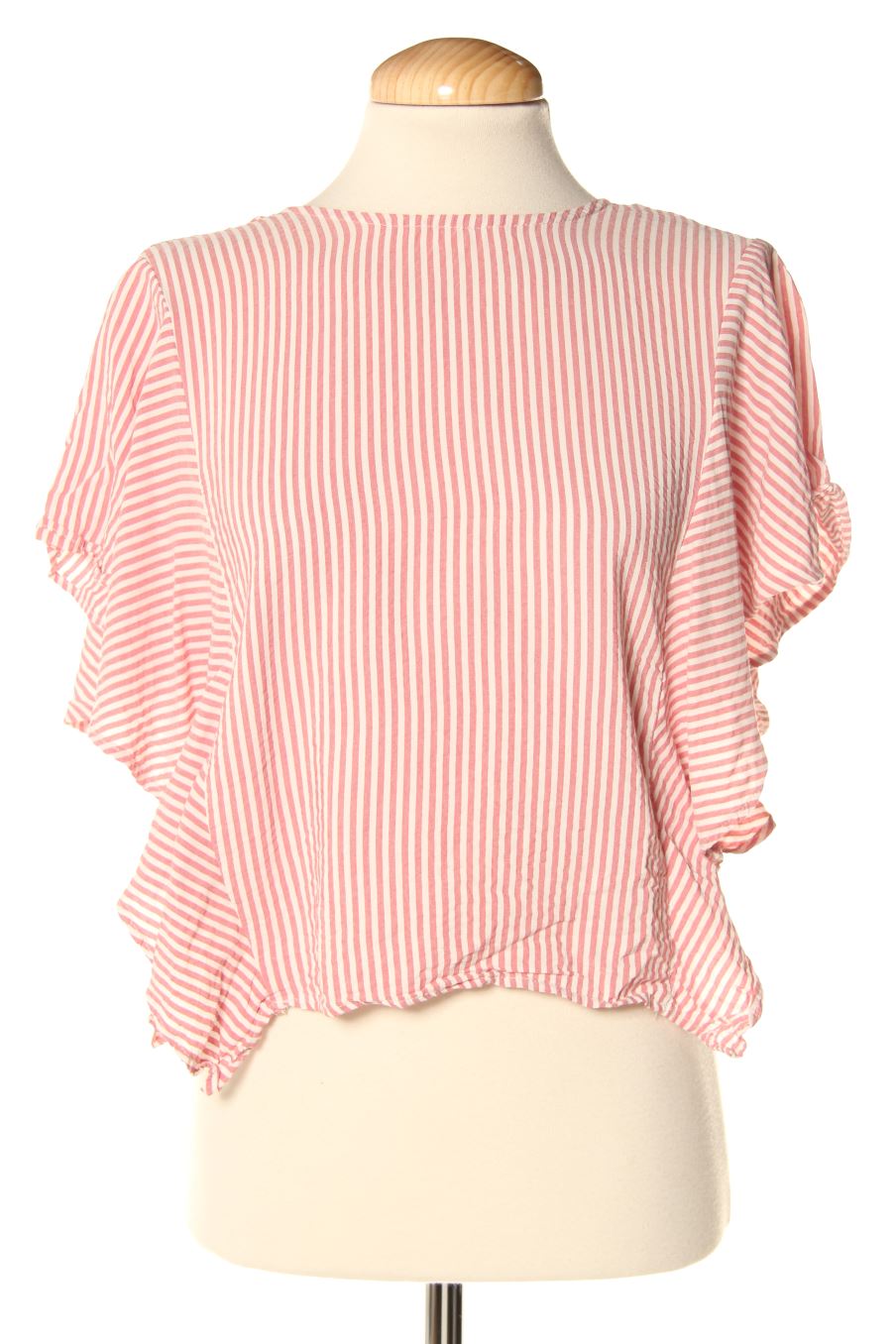 Blusa de manga corta de Trf (ZARA) de la talla S, de color rayas