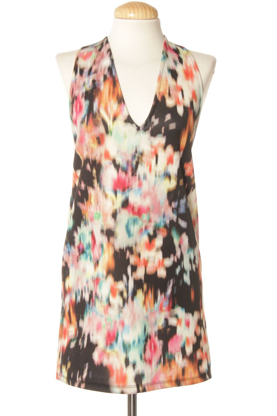 Robe casual Bershka de la taille S, de couleur imprimés