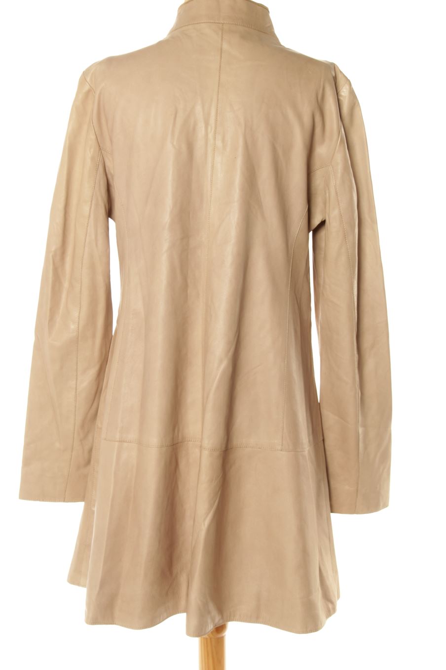 Abrigo de Armani Collezioni de la talla 46, de color beige de piel