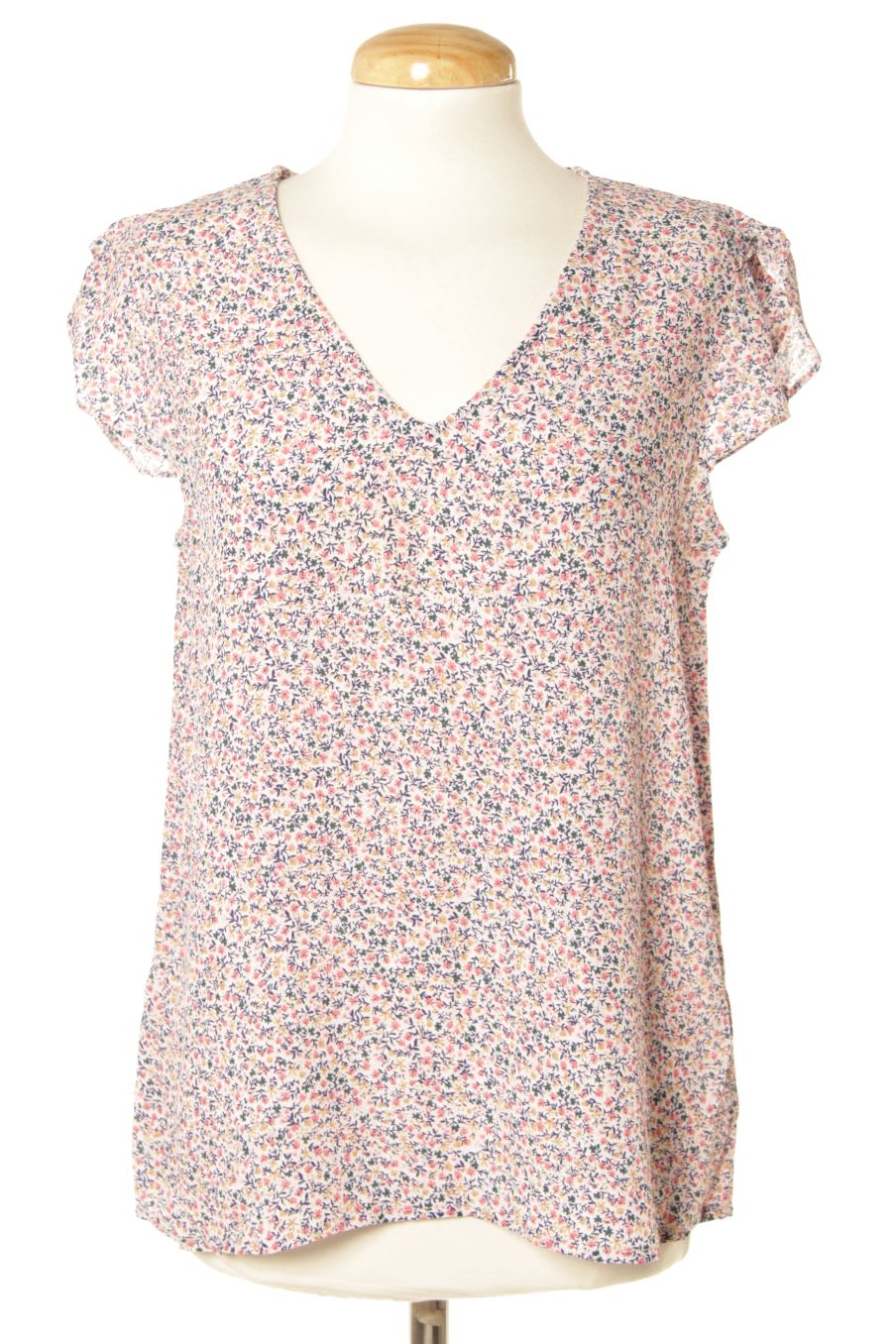 Blouse à manches courtes Amichi de la taille S, de couleur fleurs