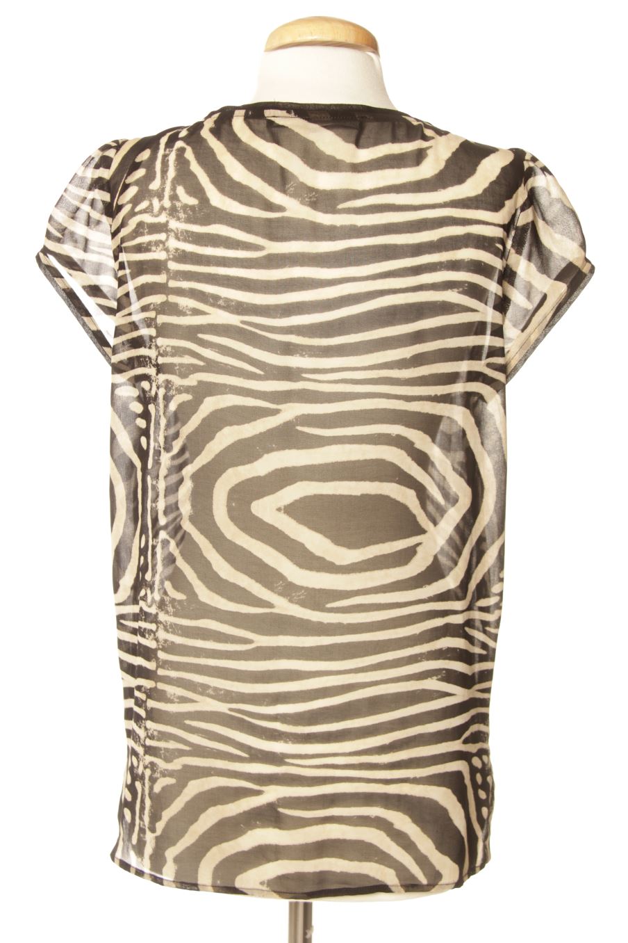 Blouse à manches courtes Zara de la taille M, de couleur imprimés