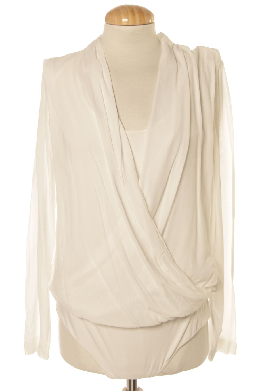 Body Massimo Dutti de la taille L, de couleur blanc