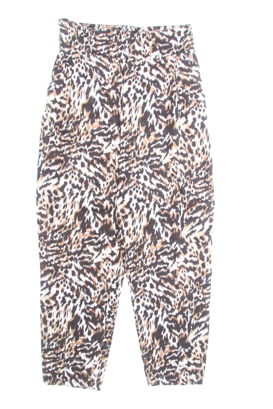 Pantalón Casual de Zara de la talla S, de color animal print