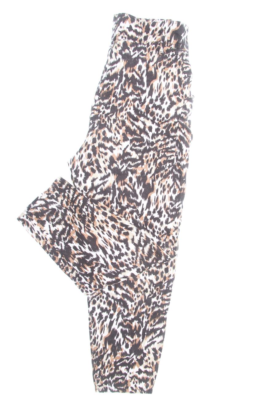 Pantalón Casual de Zara de la talla S, de color animal print