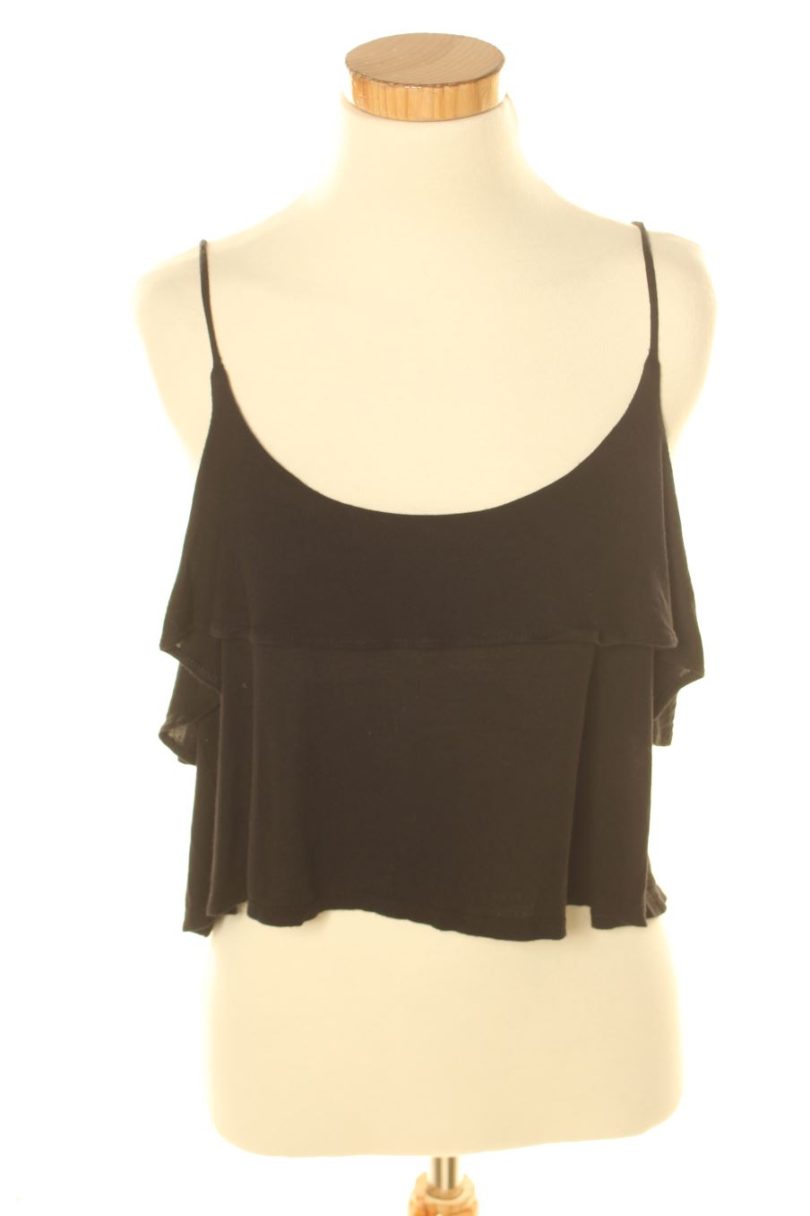Top Pull & Bear de la taille L, de couleur noir