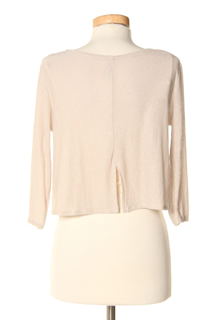 Camiseta de manga larga de Stradivarius de la talla M, de color beige