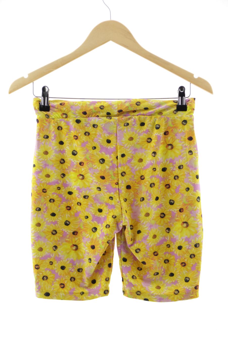 Pantalones cortos de deporte de Zara de la talla L, de color flores