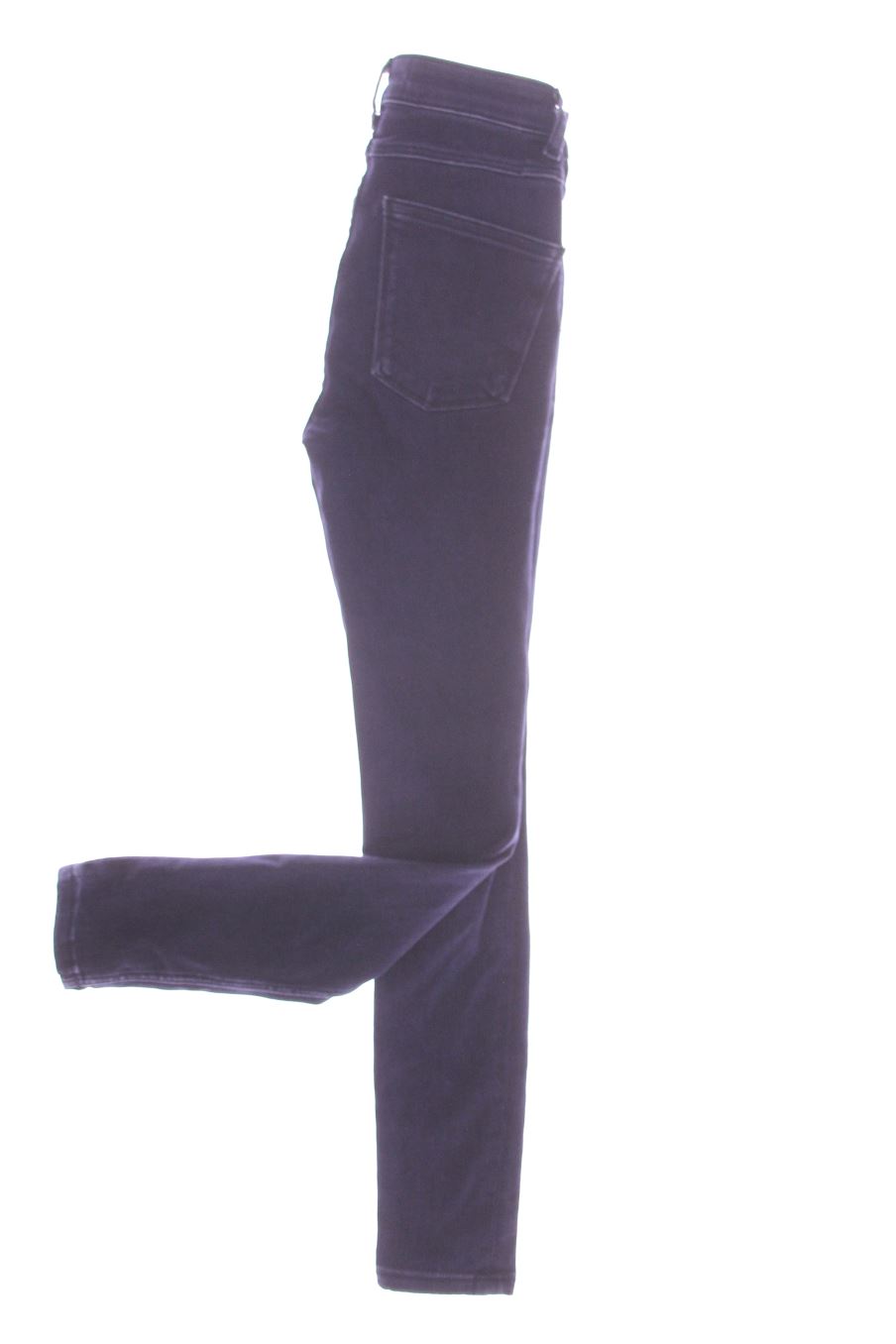Jeans Zara de la taille 34, de couleur bleu marine de denim
