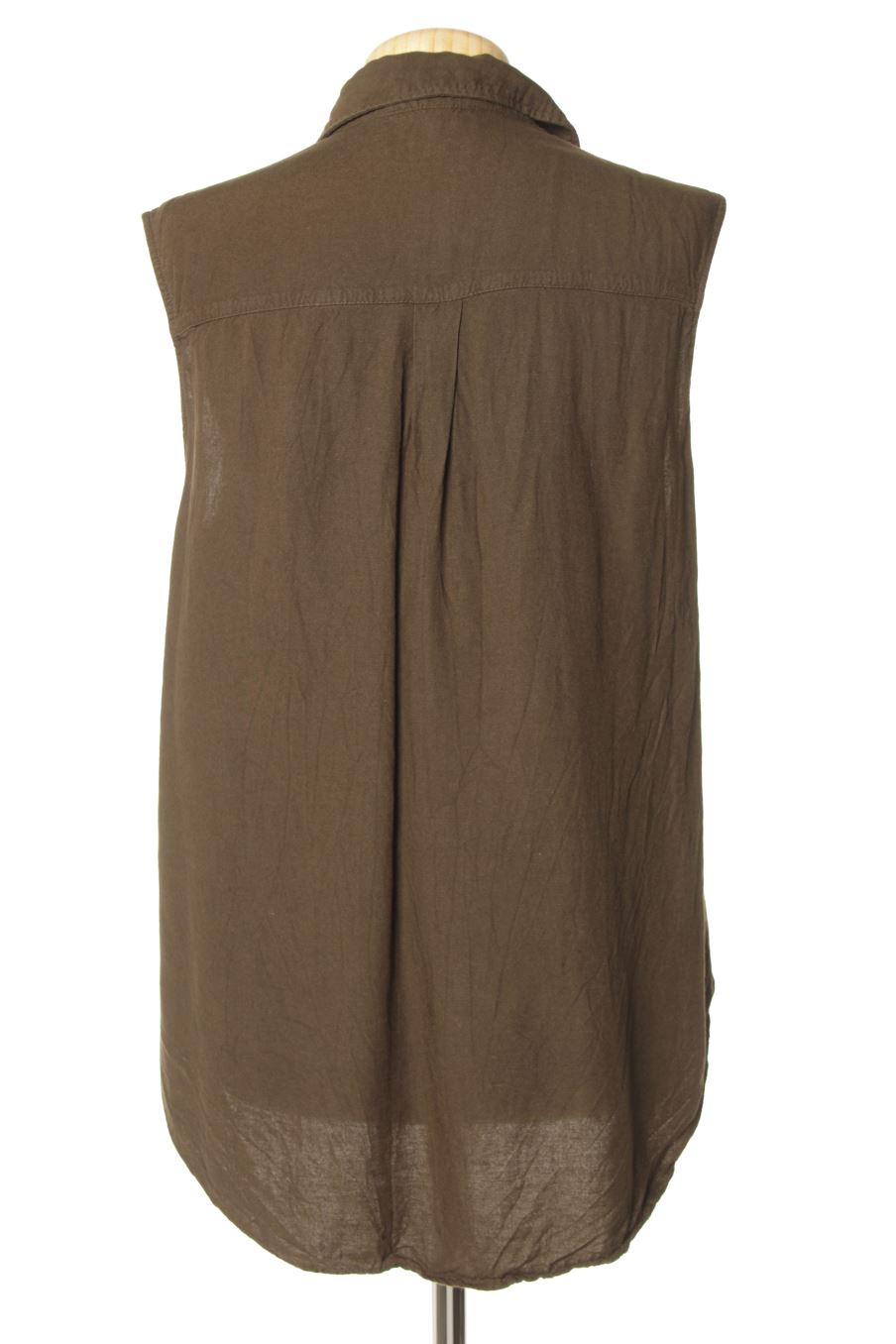 Chemise sans manches H&M de la taille 38, de couleur vert