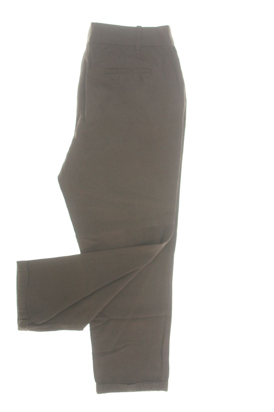 Pantalones de sintesis de la talla 46, de color marrón