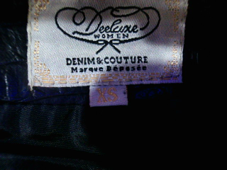 Jupe Deeluxe de la taille XS, de couleur noir de synthétique