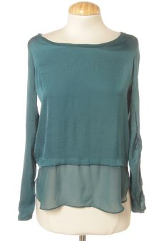 Blusa de manga larga XS Bershka