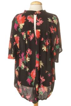 Kurzärmelige Bluse XL Maeve