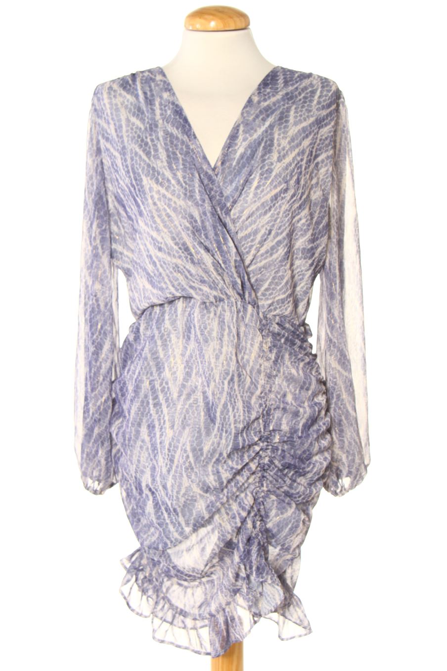 Robe casual ZXQJ WOMAN de la taille M, de couleur pourpre