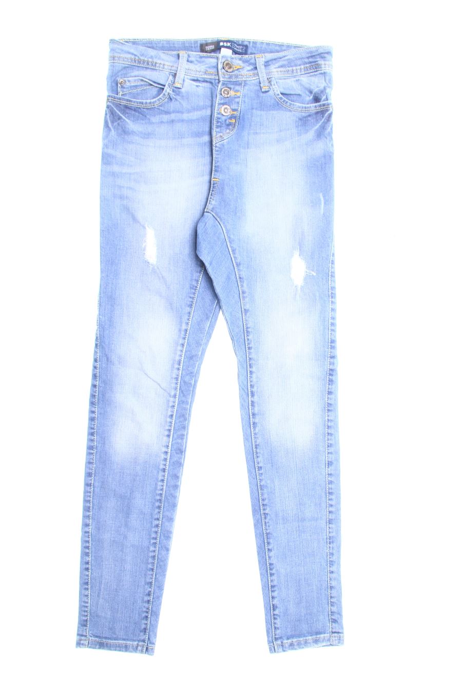 Jeans Bershka de la taille 34, de couleur bleu de denim