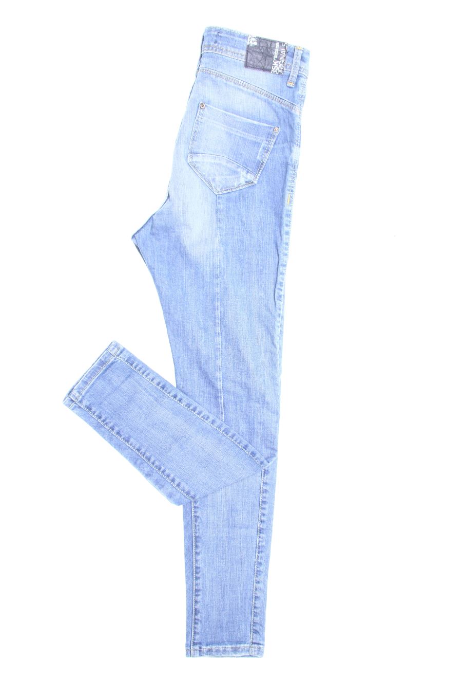 Jeans Bershka de la taille 34, de couleur bleu de denim