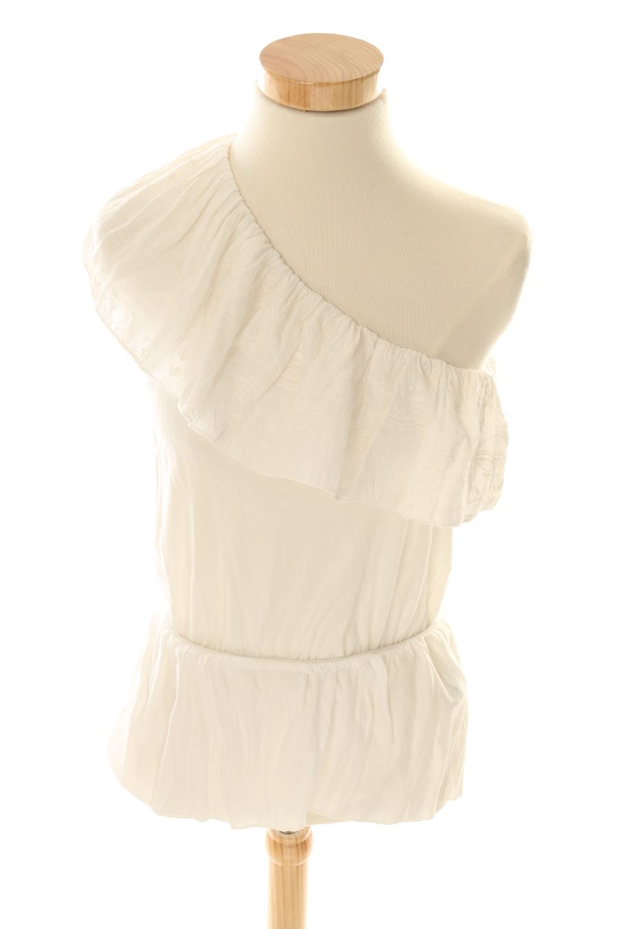 Top Trafaluc de la taille S, de couleur blanc