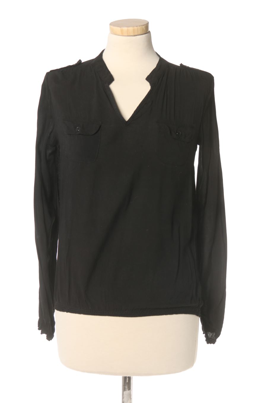 Blouse à manches longues U collection de la taille 36, de couleur noir