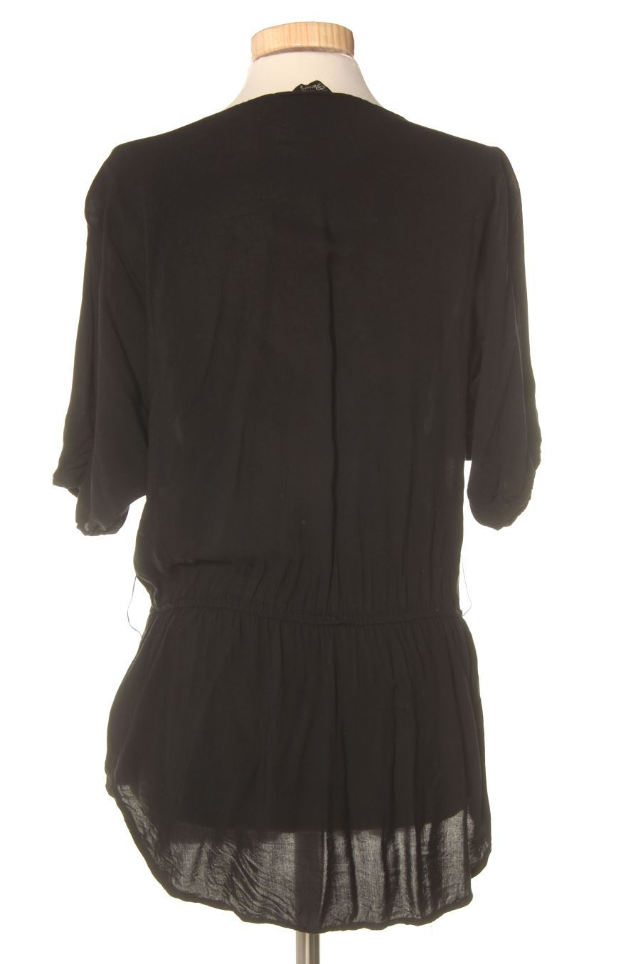 Blouse à manches courtes Guess de la taille S, de couleur noir