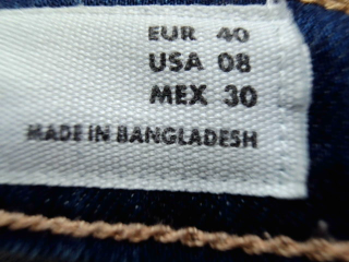 Jeans Trafaluc de la taille 40, de couleur bleu de denim