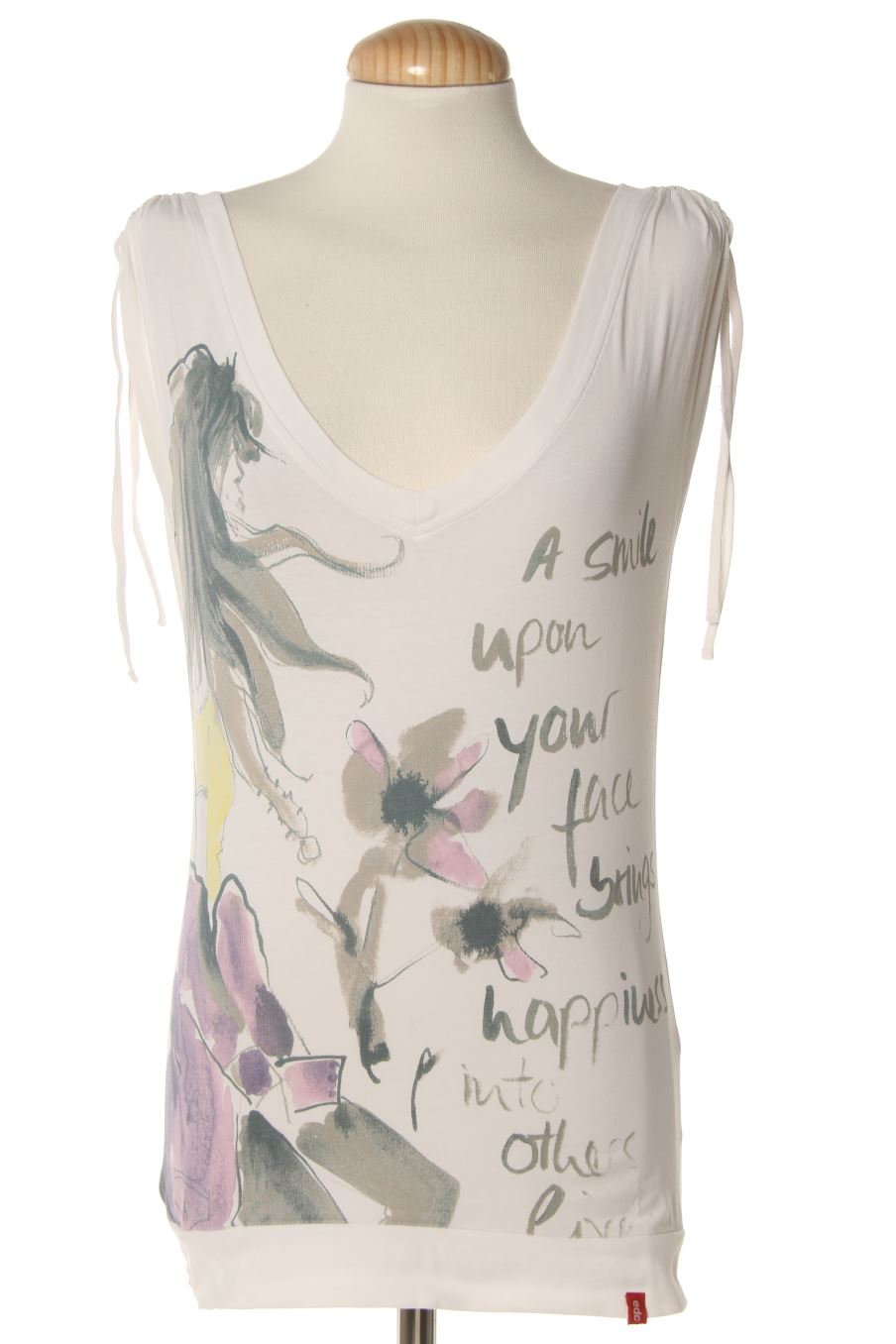 Camiseta de Edc (ESPRIT) de la talla S, de color blanco