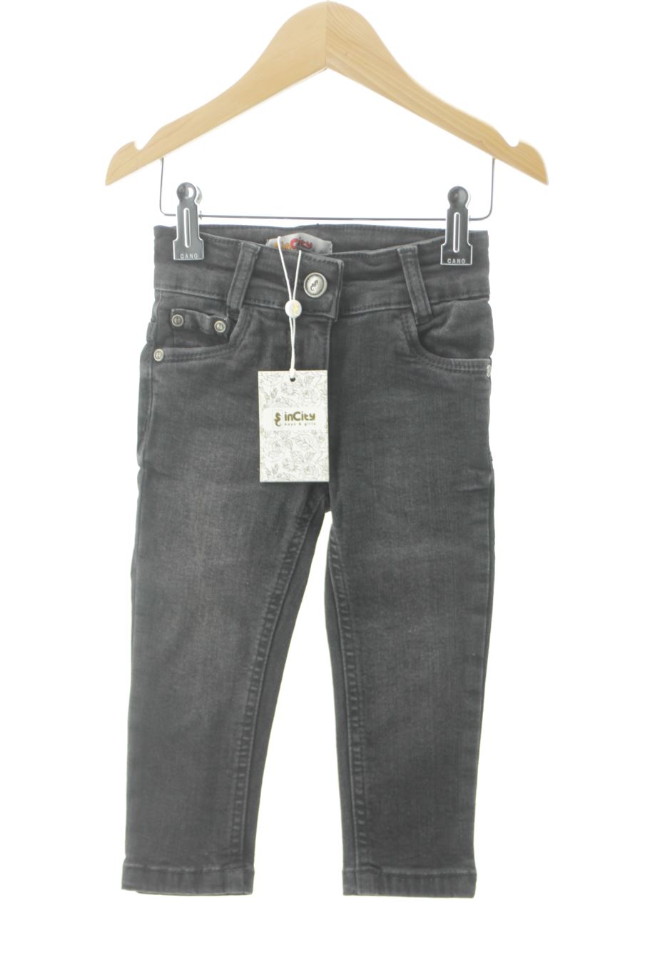 Jeans Incity de la taille 2 ans de denim avec une étiquette