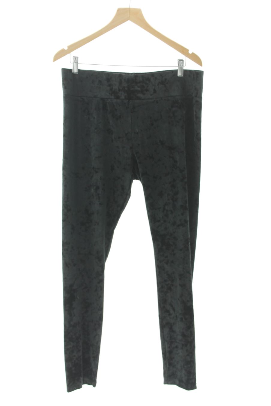 Leggins von LOGO Größe XL, Farbe Schwarz, aus Samt für