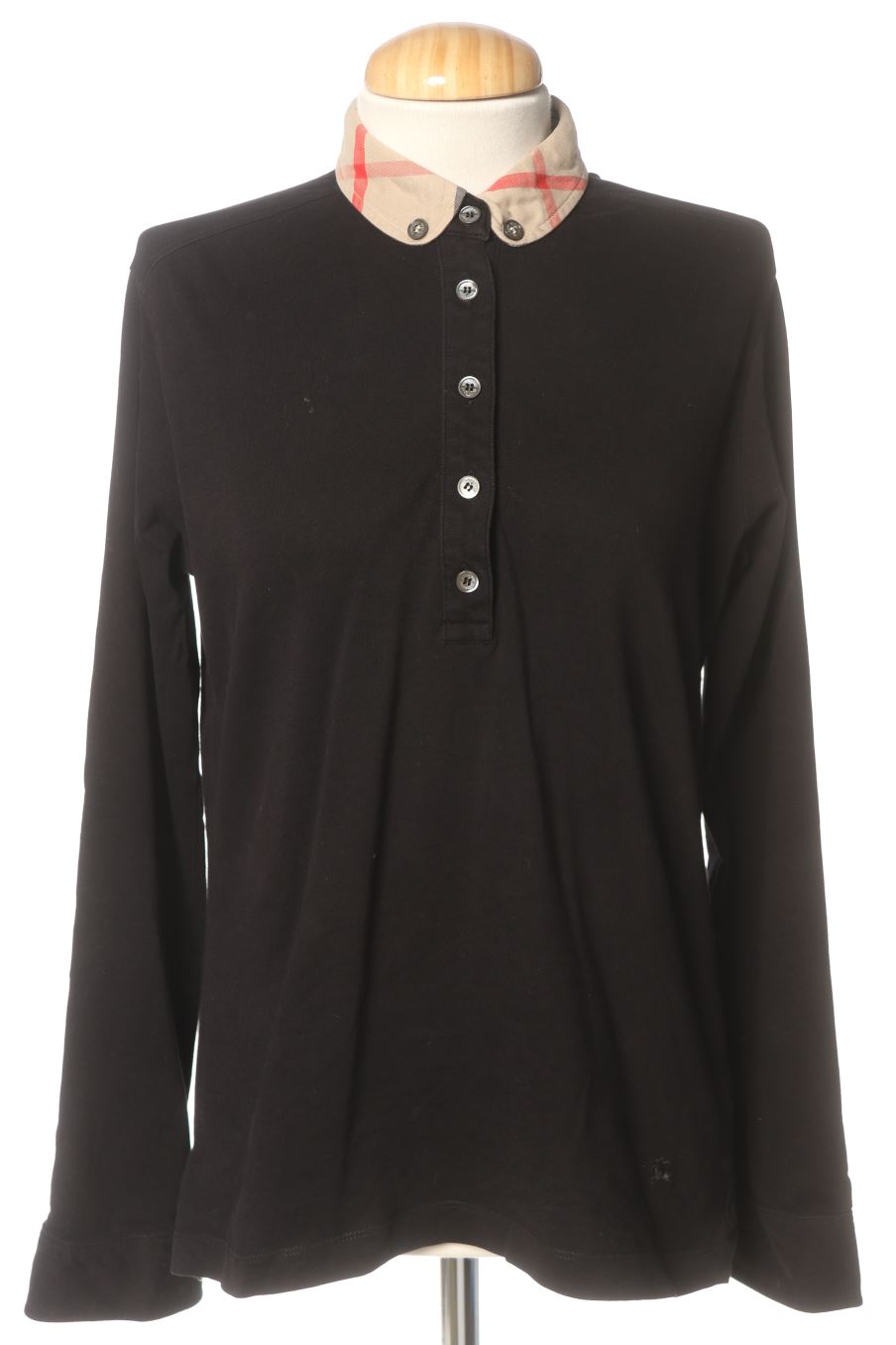 Polo de Burberry London de la talla 44, de color negro