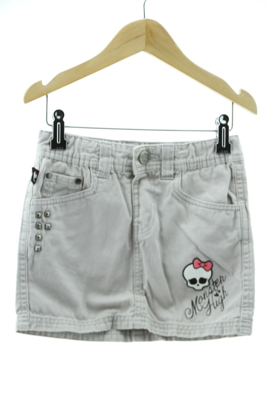 Jupe Monster High de la taille 6 ans de denim de seconde main