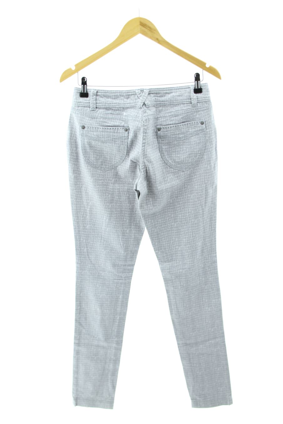 Vaqueros de Promod de la talla 38, de color gris de ropa vaquera