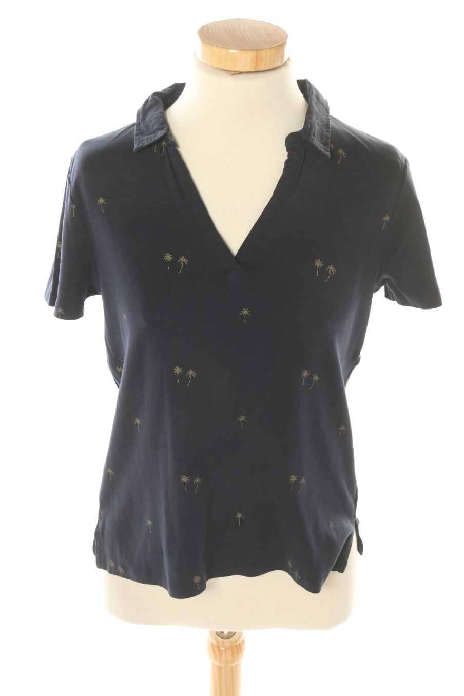 Polo Camaieu de la taille M, de couleur bleu marine
