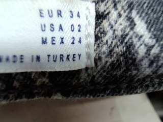Vaqueros de Zara de la talla 34, de color animal print de ropa vaquera