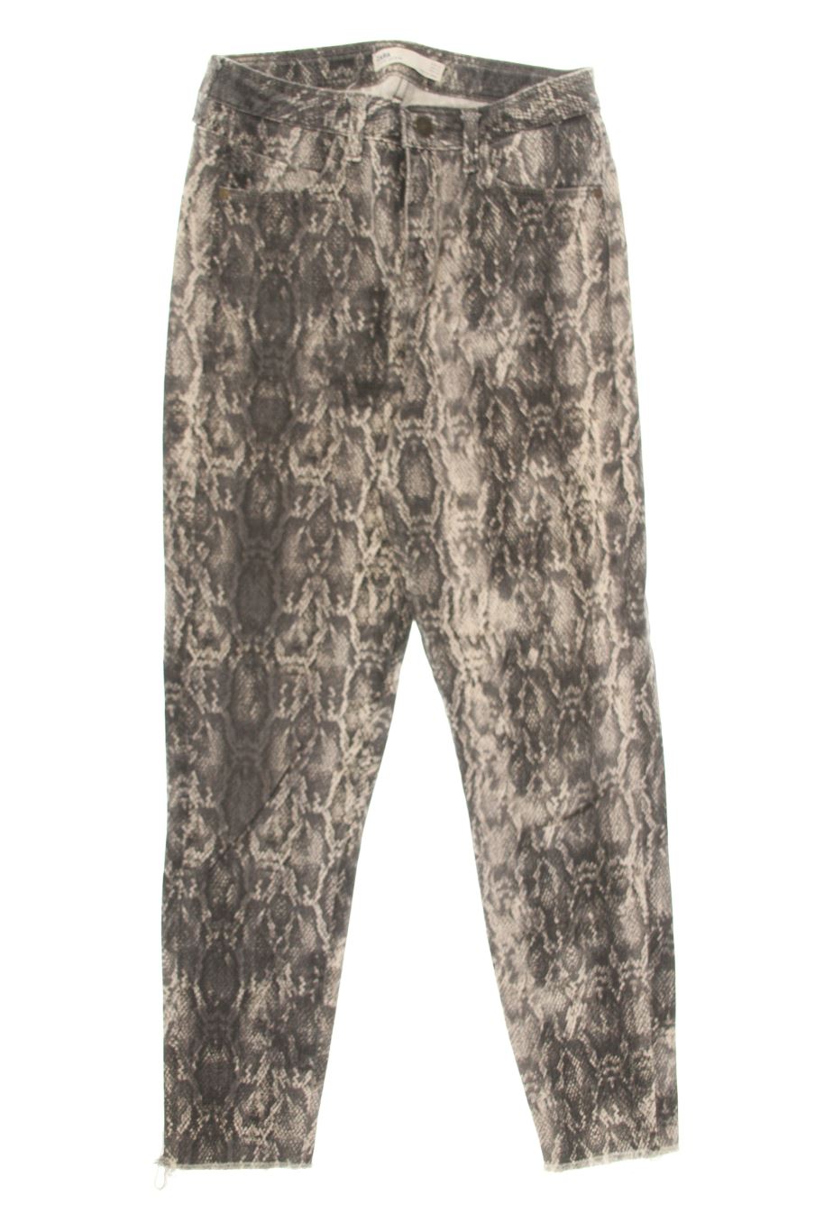 Vaqueros de Zara de la talla 34, de color animal print de ropa vaquera
