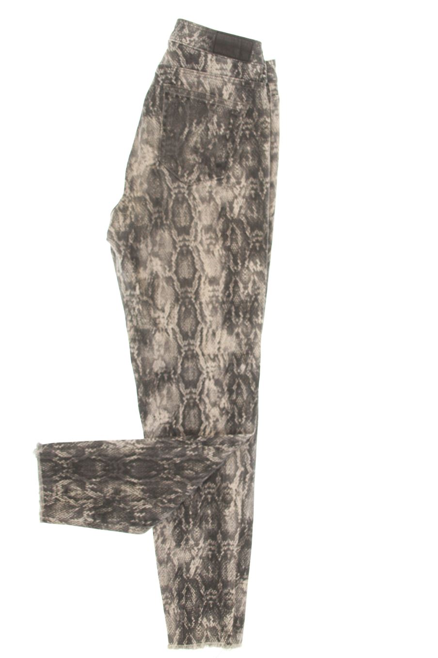Vaqueros de Zara de la talla 34, de color animal print de ropa vaquera