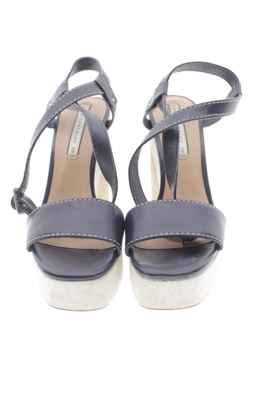 Plataformas de Zara de la talla 39, de color azul marino de
