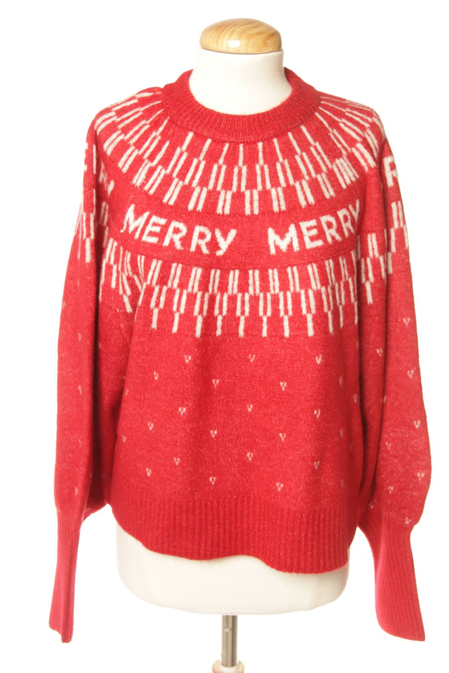 Pull C&A de la taille M, de couleur rouge