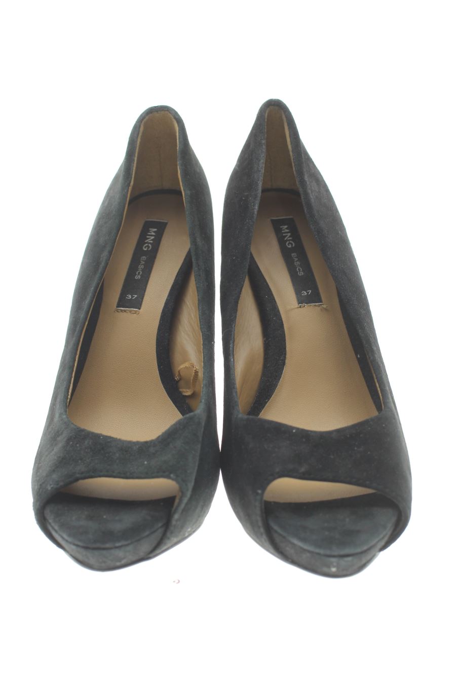 Zapatos de tacon de Mango de la talla 37, de color negro de