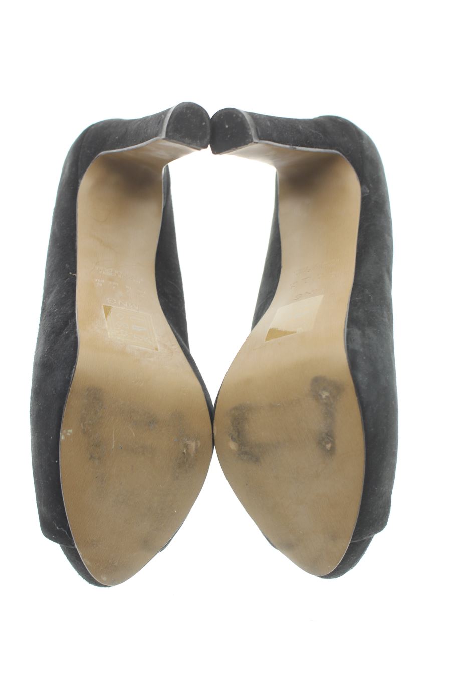Zapatos de tacon de Mango de la talla 37, de color negro de