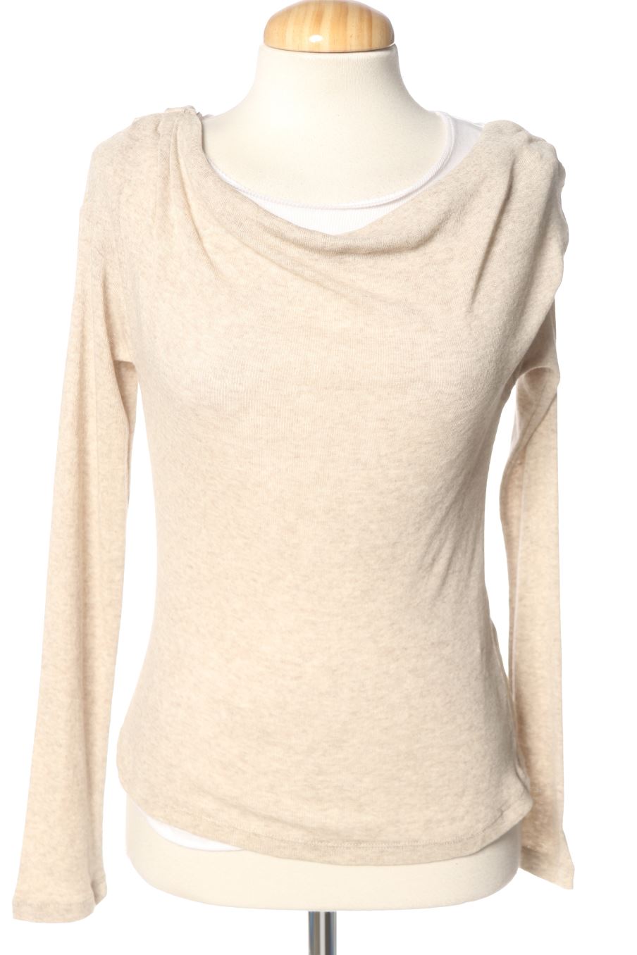 Maglione de Zara de la talla S, de color beige