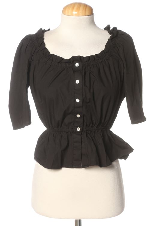 Blusa a maniche corte