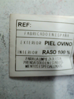 Abrigo de ALFONSO CHICANO ROS de la talla L, de color marrón de piel