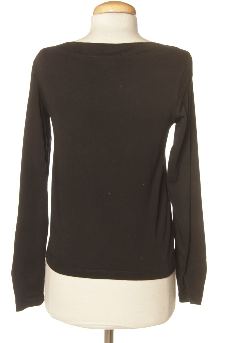 Camiseta manga larga de Mango de la talla S, de color negro